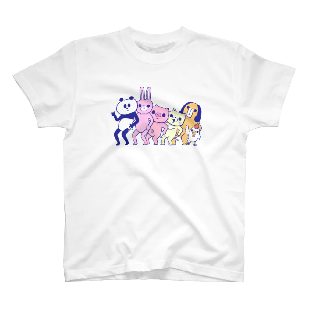 パパンがパンダ！【公式】のシティポップ スタンダードTシャツ