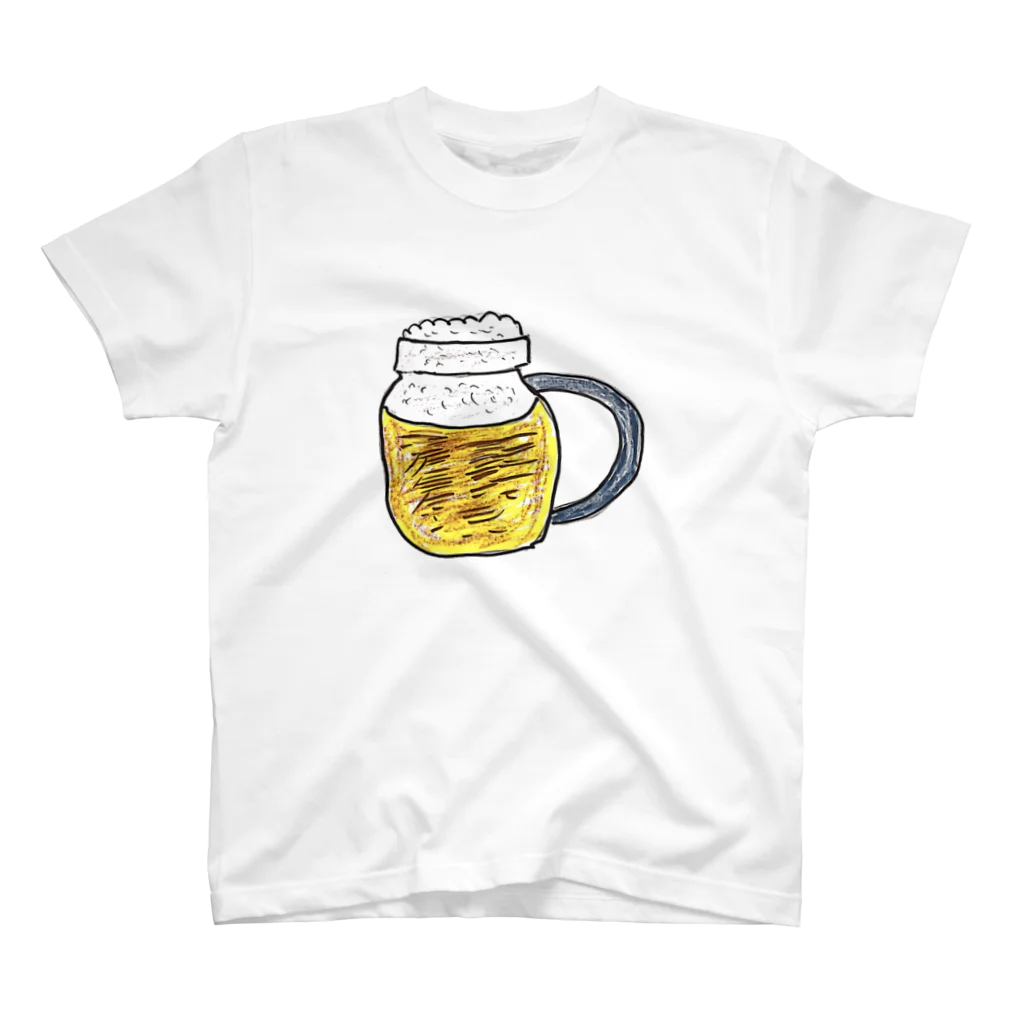 就労継続支援B型事業所ブレンドのビールうまそー Regular Fit T-Shirt