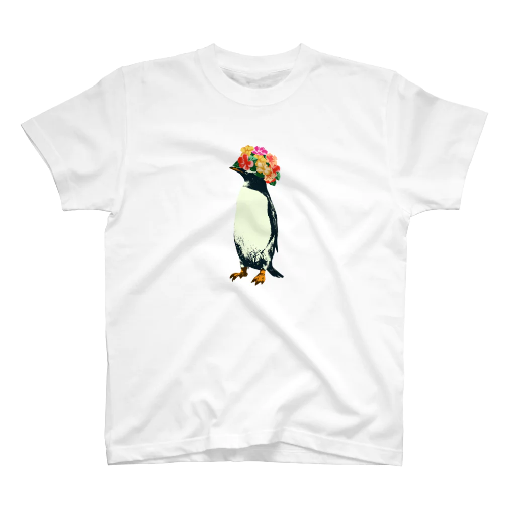 kbc3745のflower penguin スタンダードTシャツ