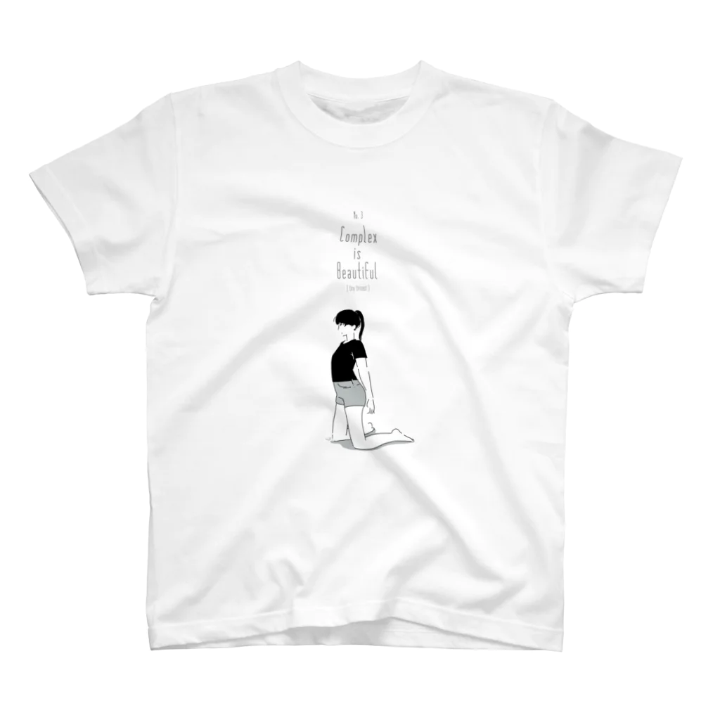 ぷんモールのtiny breast lady スタンダードTシャツ