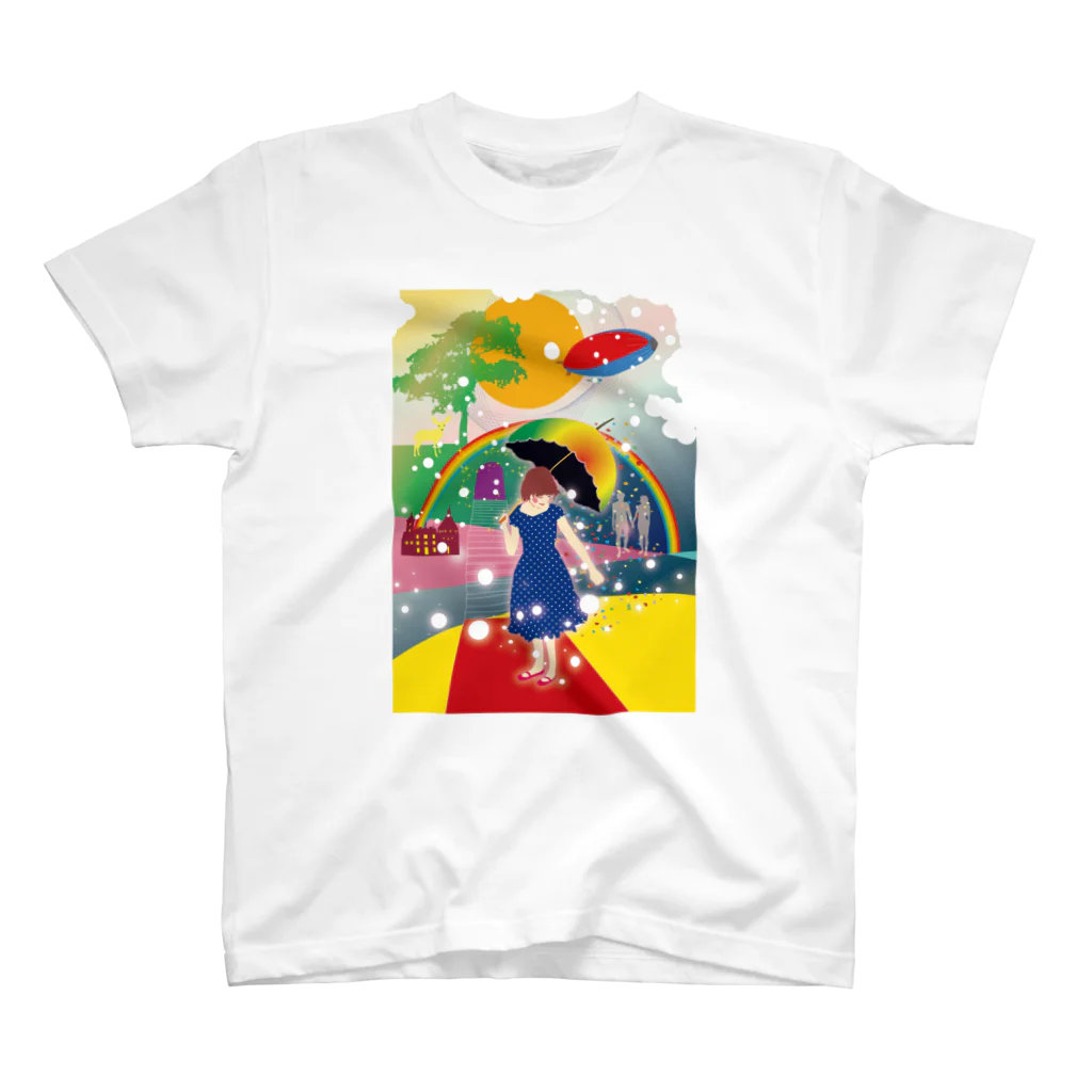 ぎんいろの「春と虹」 スタンダードTシャツ