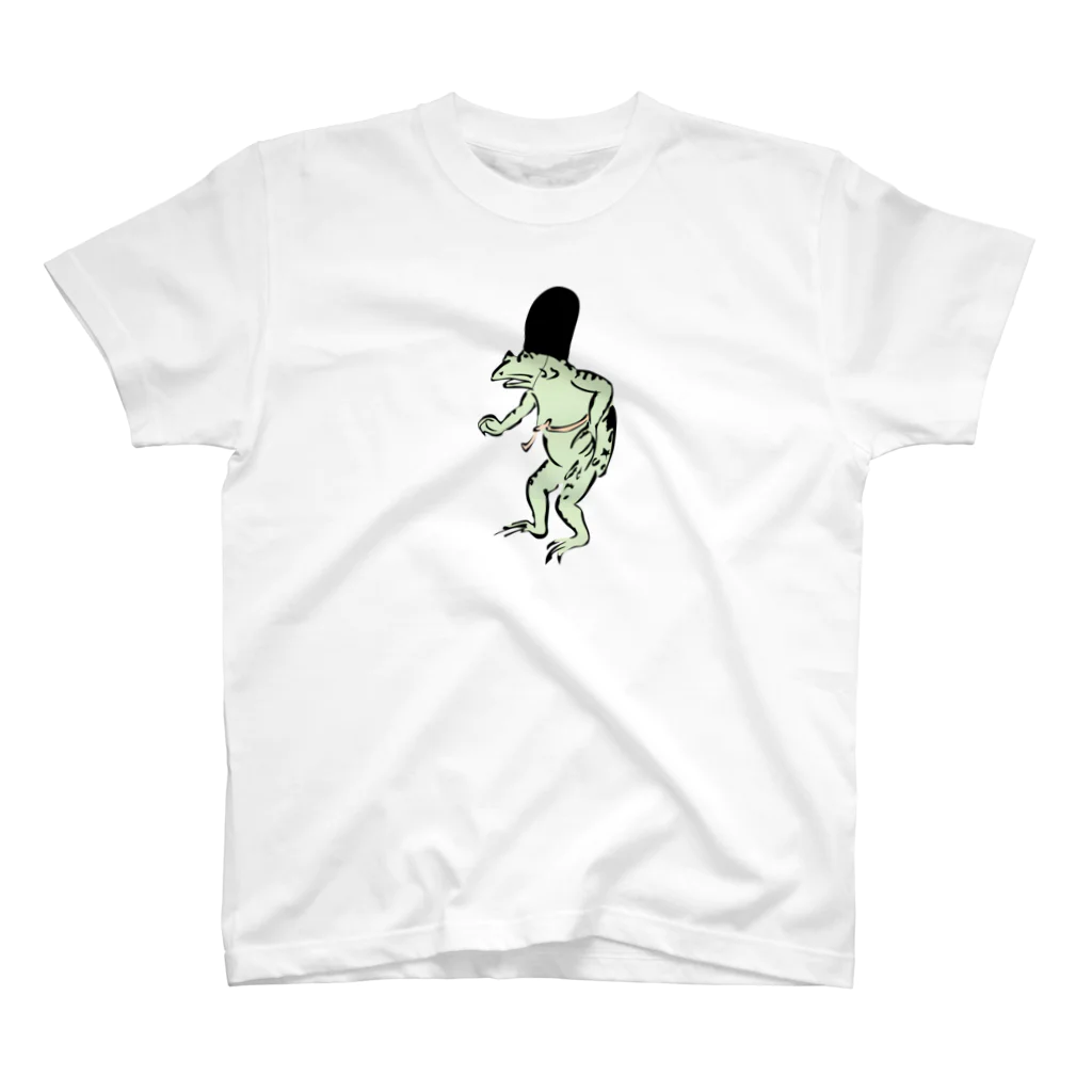 INIの鳥獣戯画カエル2 Regular Fit T-Shirt