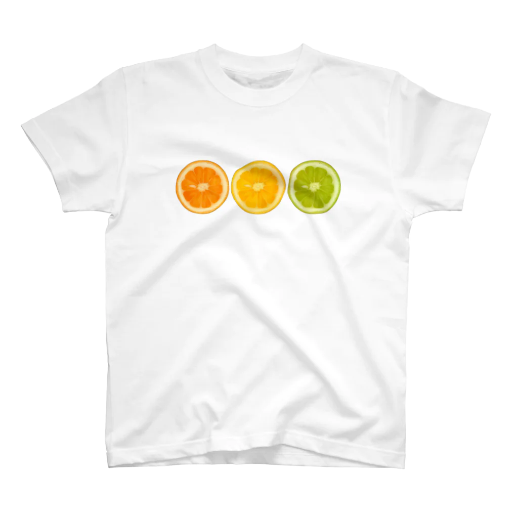 おまめてぃの柑橘断面図 Regular Fit T-Shirt