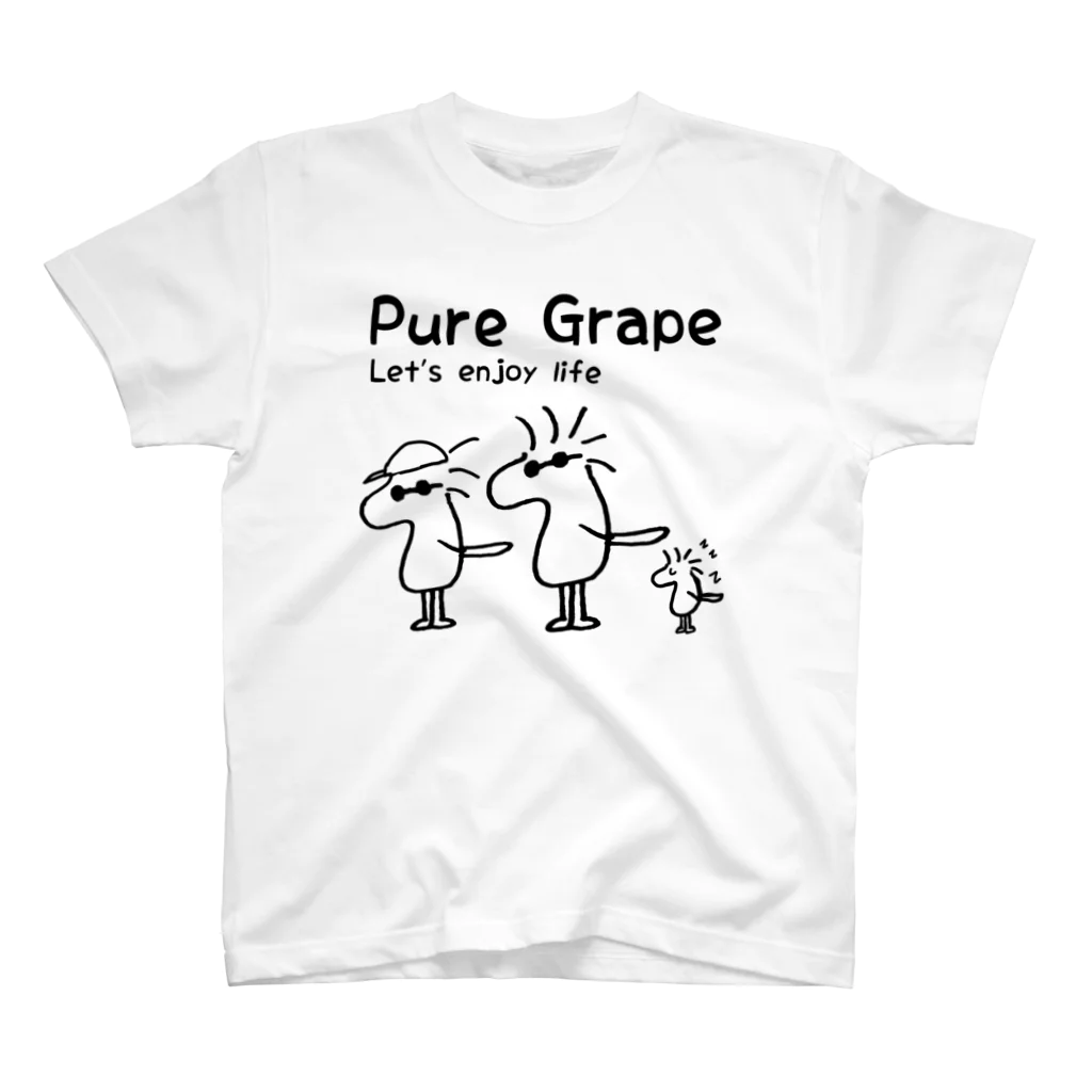 Pure Grape のPure Grape 【K.○○o○.T】 Regular Fit T-Shirt