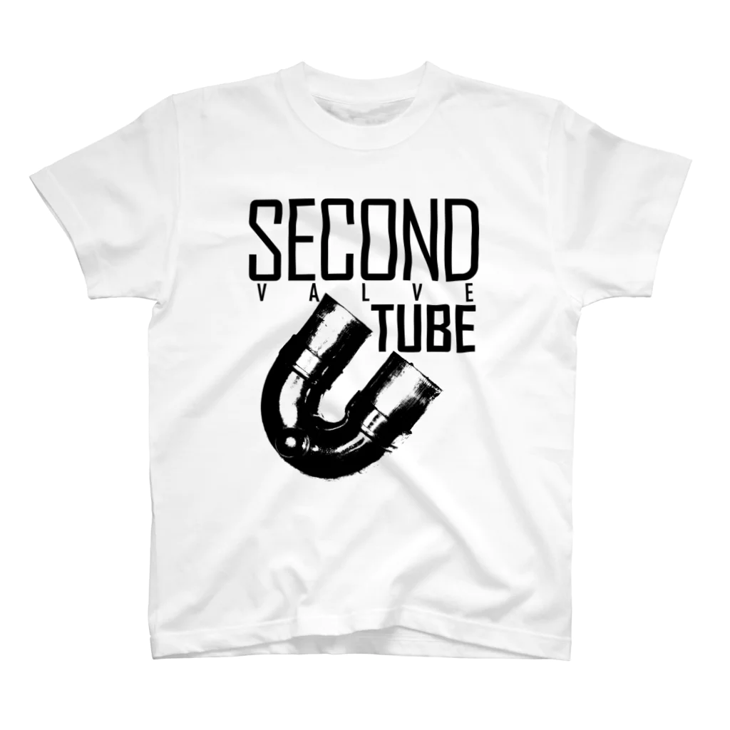 mosmos storeのSECOND -VALVE TUBE- スタンダードTシャツ