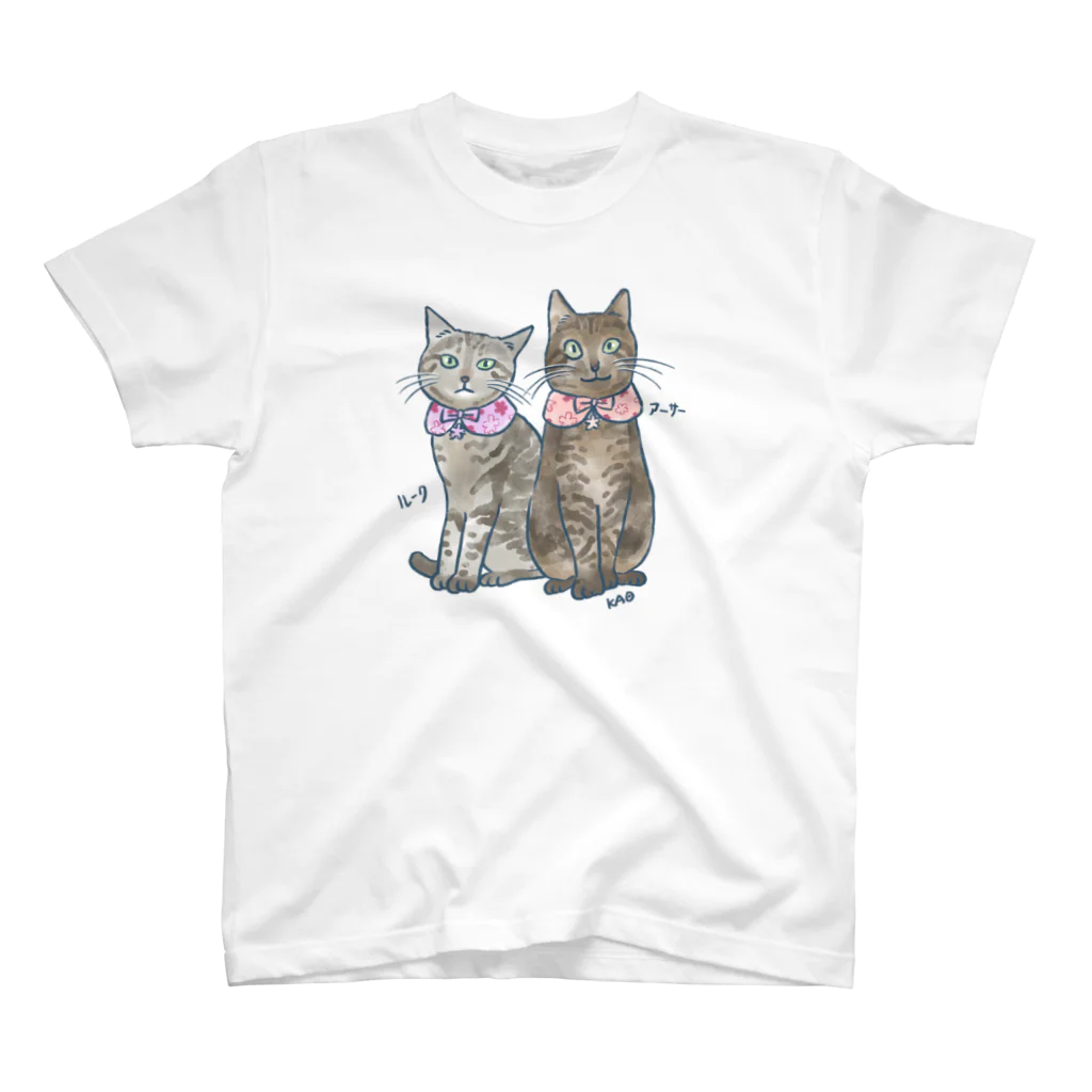 OTANEKO SHOPのアーサー&ルークグッズ スタンダードTシャツ