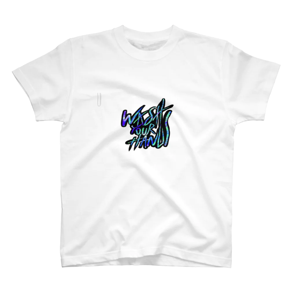 のす氏の服屋のwash your hands Regular Fit T-Shirt