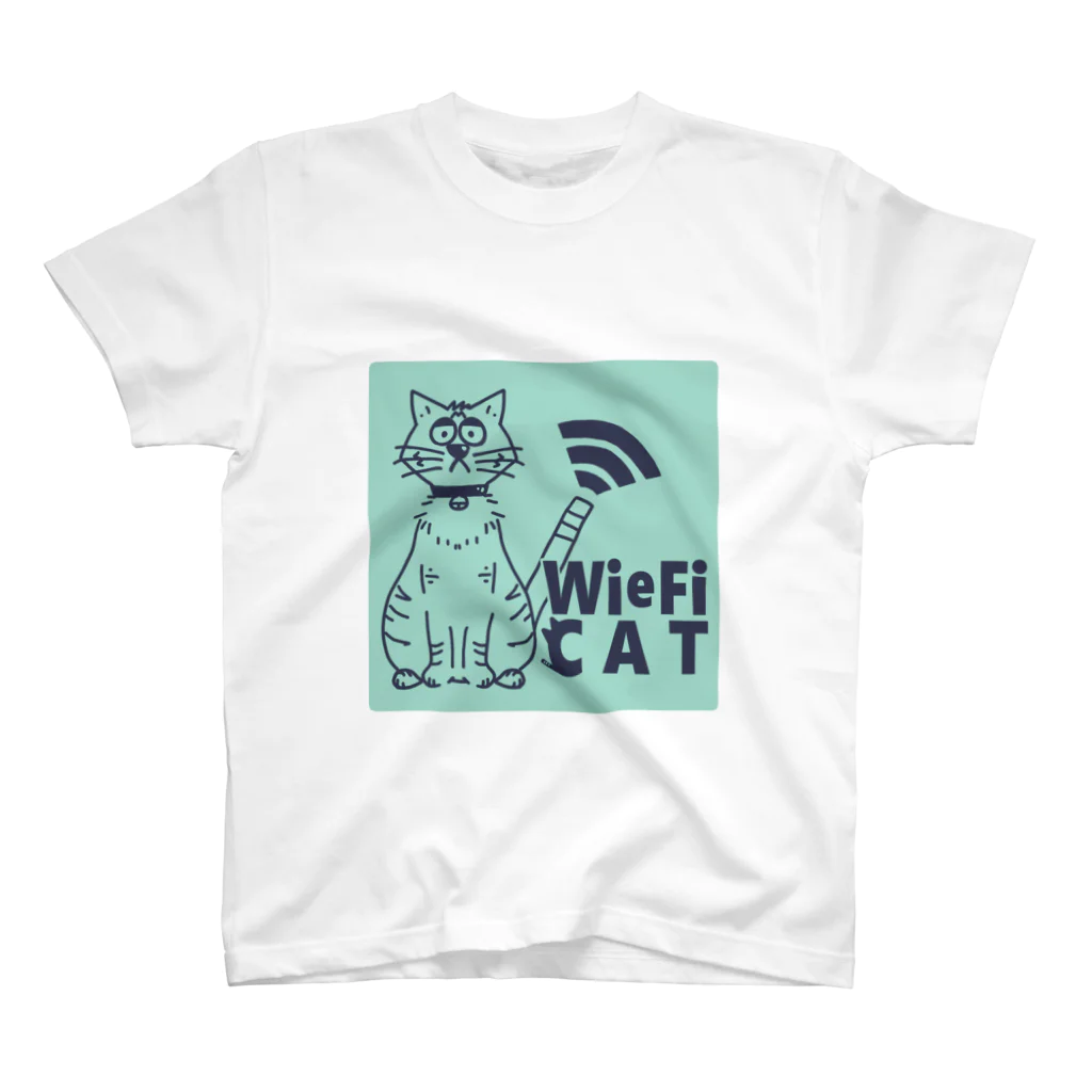 なかしま わか🦀のWieFi CAT（ウィーフィーキャット） スタンダードTシャツ