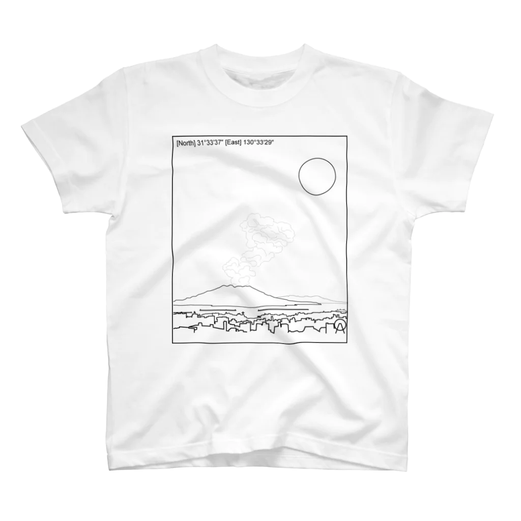 ご当地Tシャツ屋さん⁑HOMETOWN-Tshirtの鹿児島　KAGOSHIMA　CITY　T Regular Fit T-Shirt