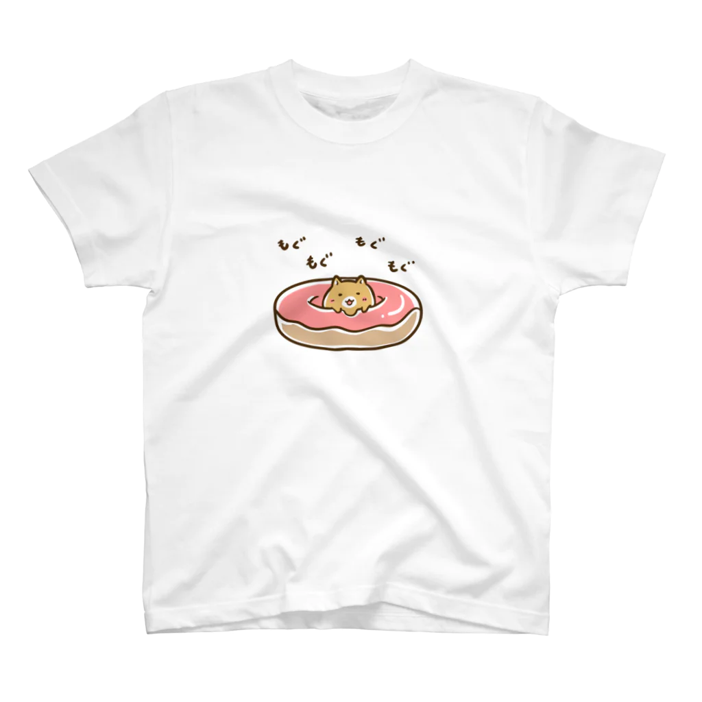 Sakura Kaori Shop【さくらかおりのお店】のもぐもぐ柴犬 Regular Fit T-Shirt