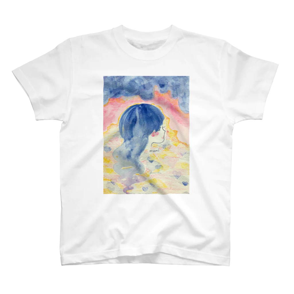 SHOP 琥珀糖のまみの水彩画『恋する』 Regular Fit T-Shirt