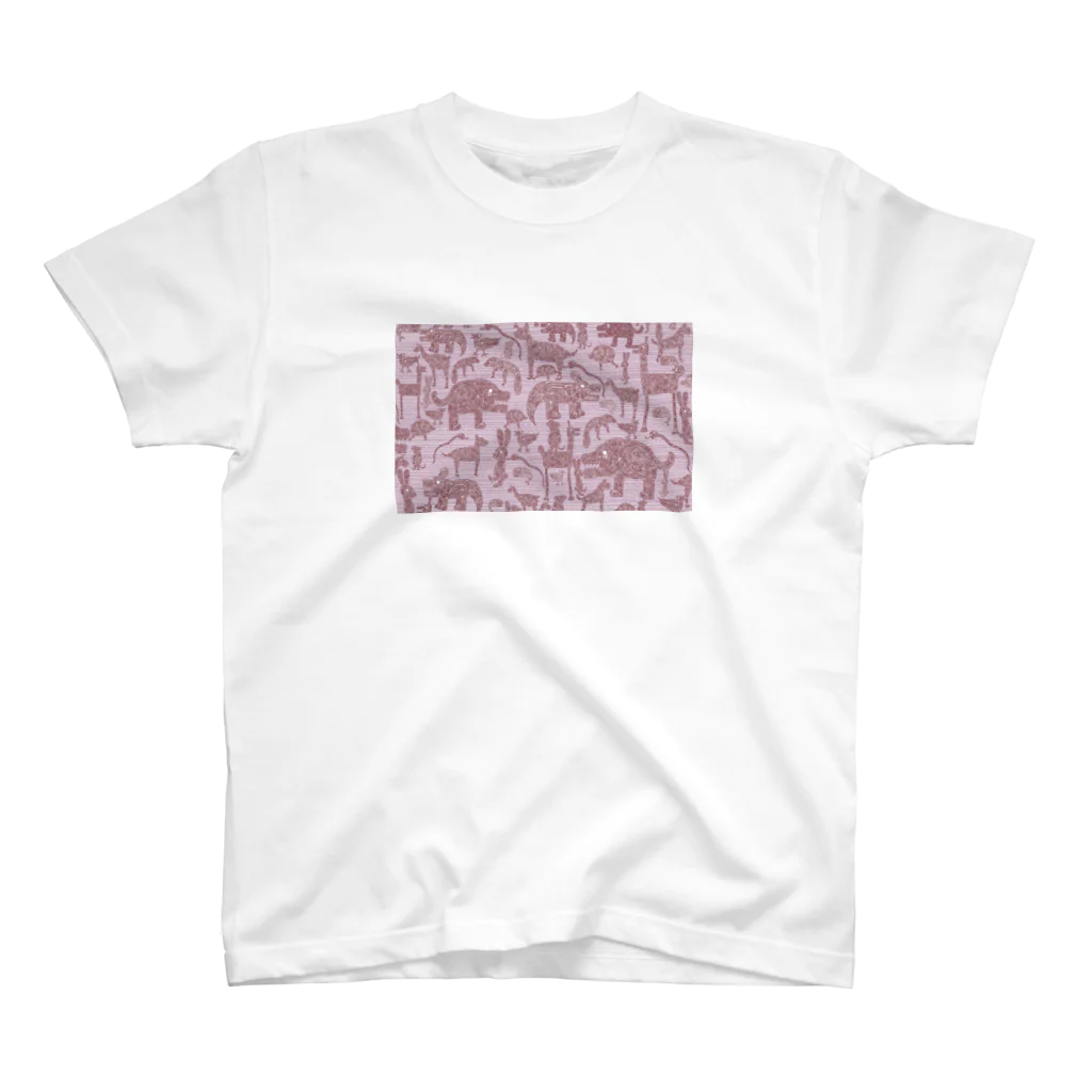 がうでぃ。のRED animals スタンダードTシャツ