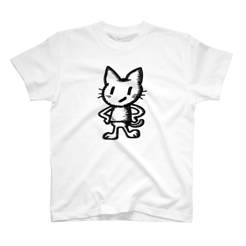 yuccoloのドヤ顔ねこ スタンダードTシャツ