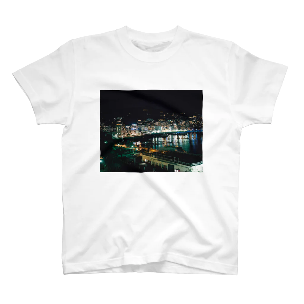 Kensuke Hosoyaの熱海（夜） スタンダードTシャツ