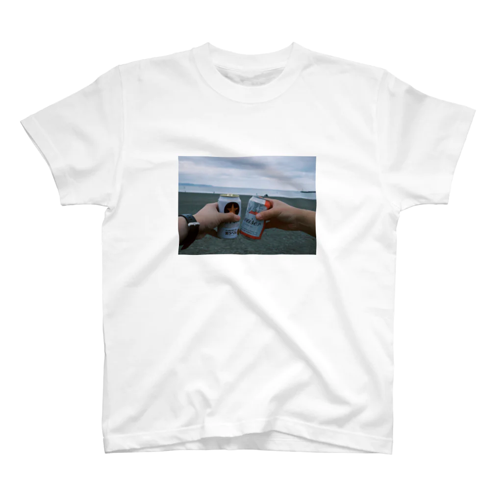 MOKSEAの夏曇江ノ島 スタンダードTシャツ