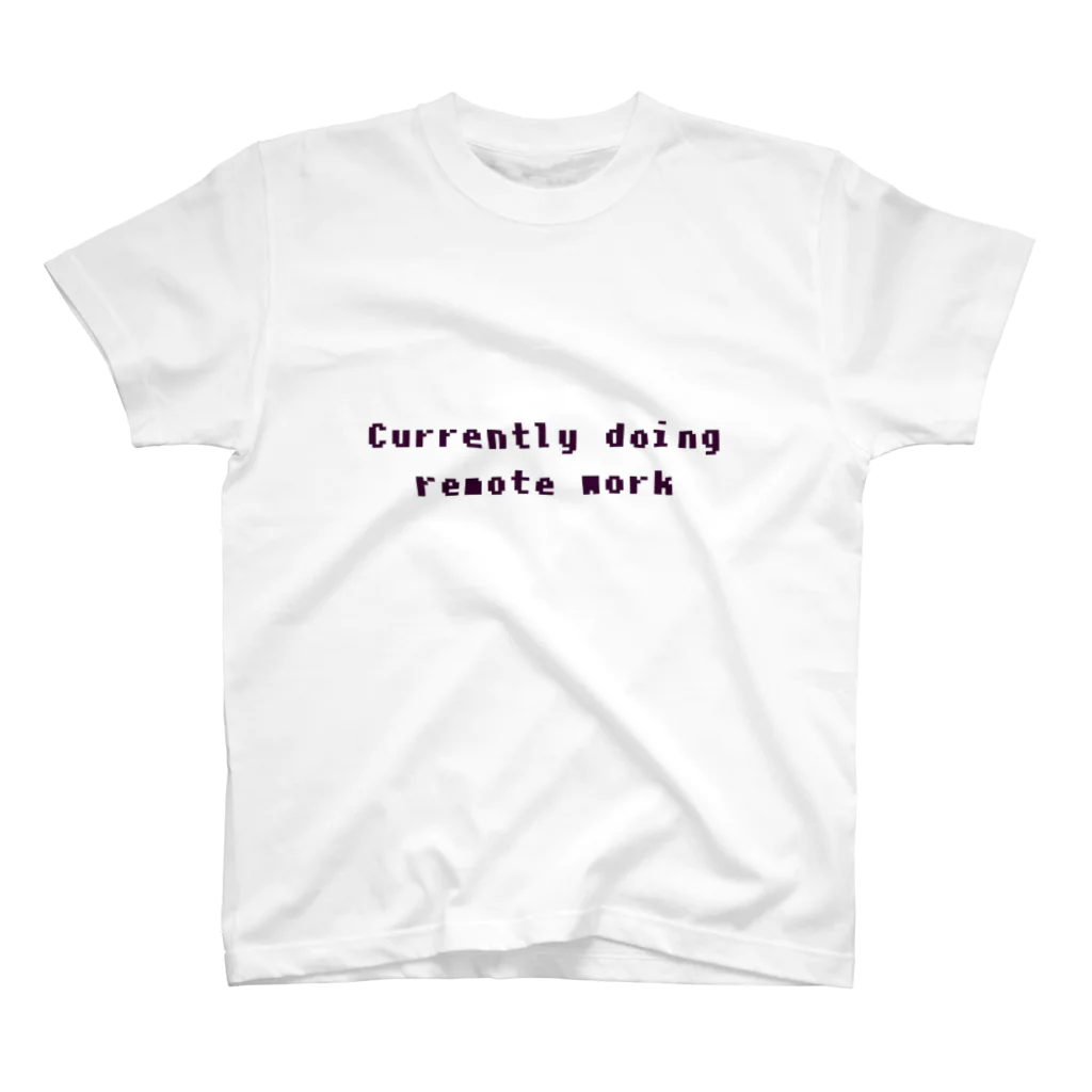 あとのCurrently doing remote work スタンダードTシャツ