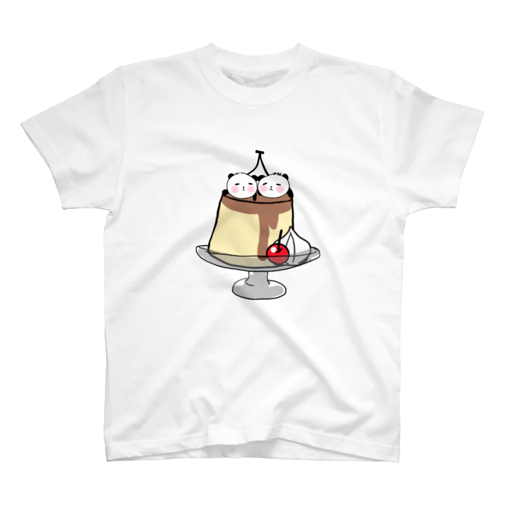 ぱんだ日和のtwins pudding スタンダードTシャツ