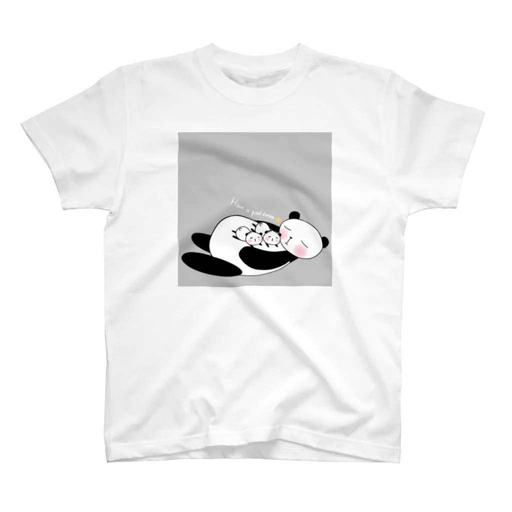 ぱんだ日和のsleeping  スタンダードTシャツ