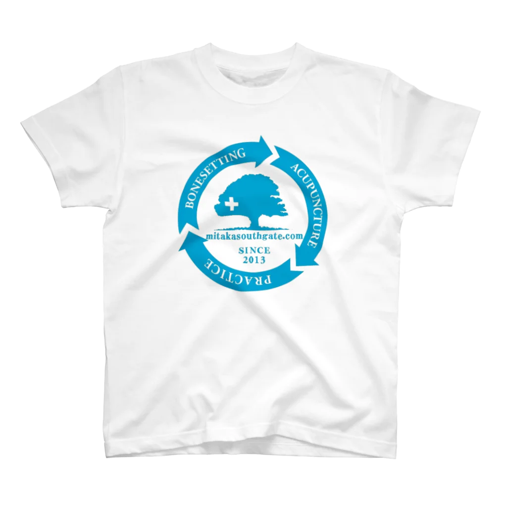 forest_of_mitaka_laboの三鷹の森健康医学研究所ロゴマークマスク Regular Fit T-Shirt