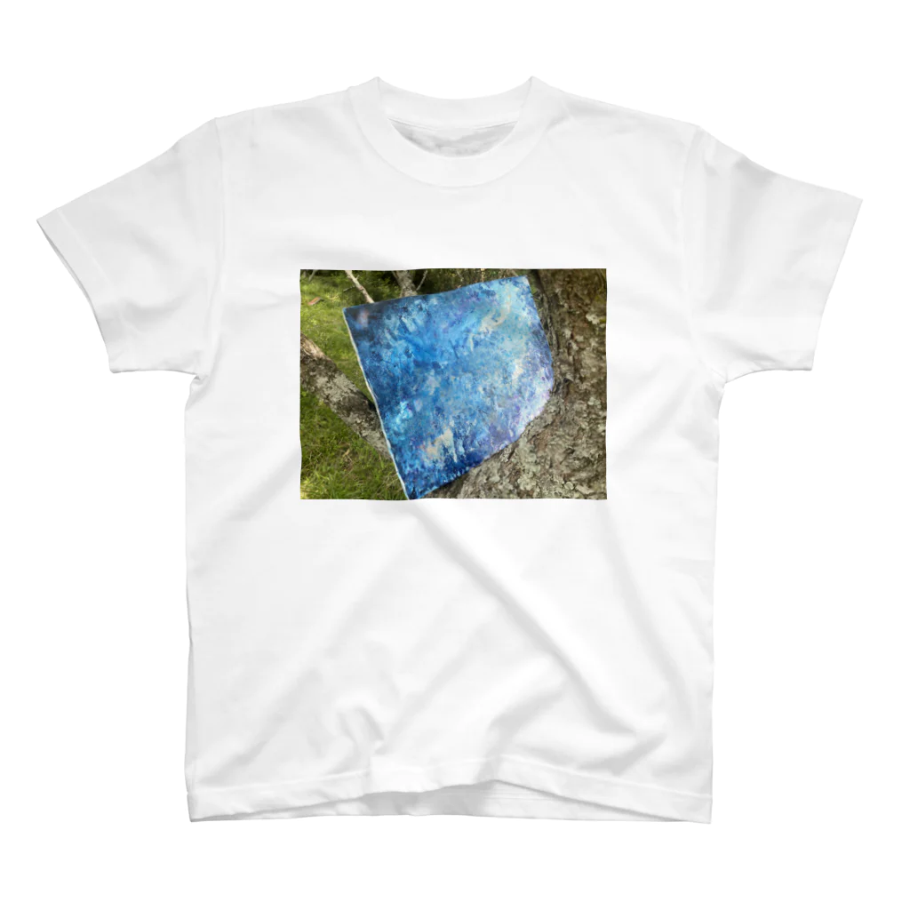 bluebird のSwirlcolor 誕生もしくははじまり Regular Fit T-Shirt