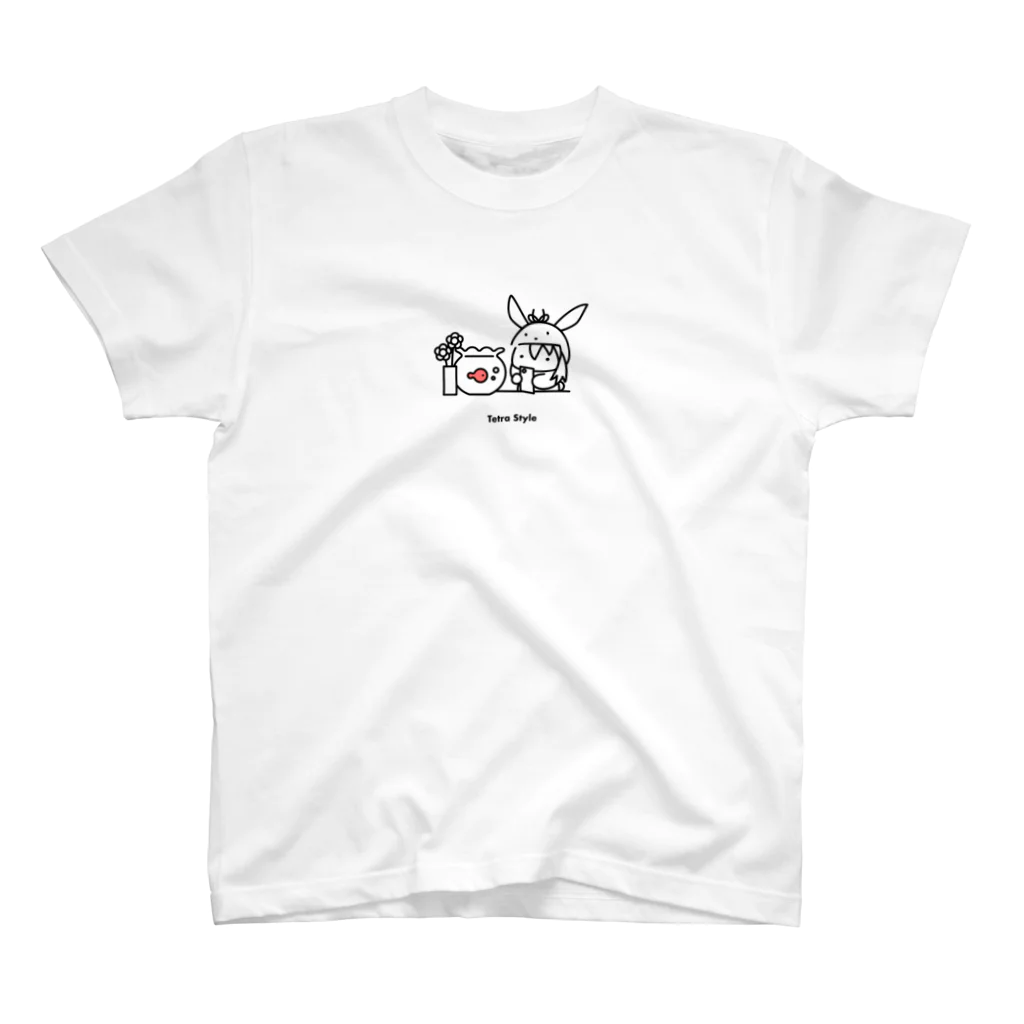 Tetra Styleの金魚（モカ） Regular Fit T-Shirt