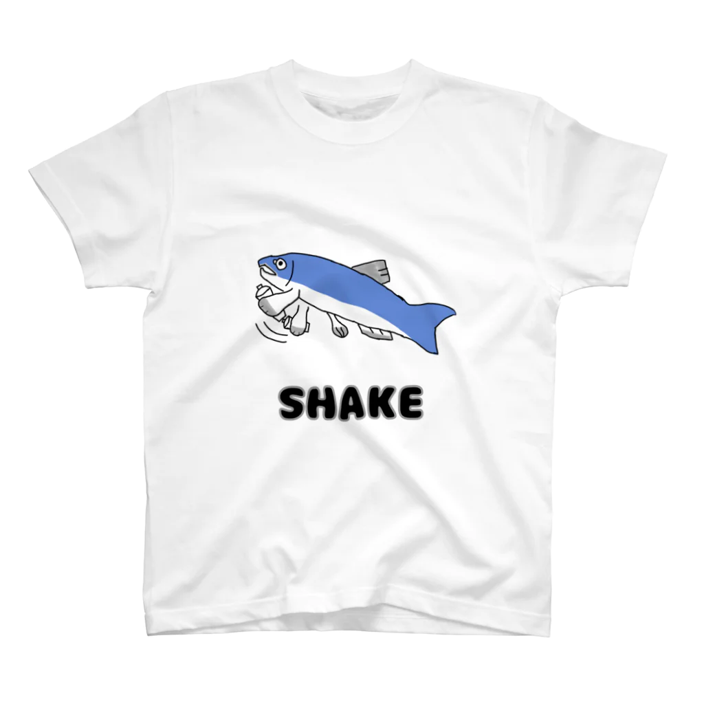 加糖対地の"SHAKE" Regular Fit T-Shirt