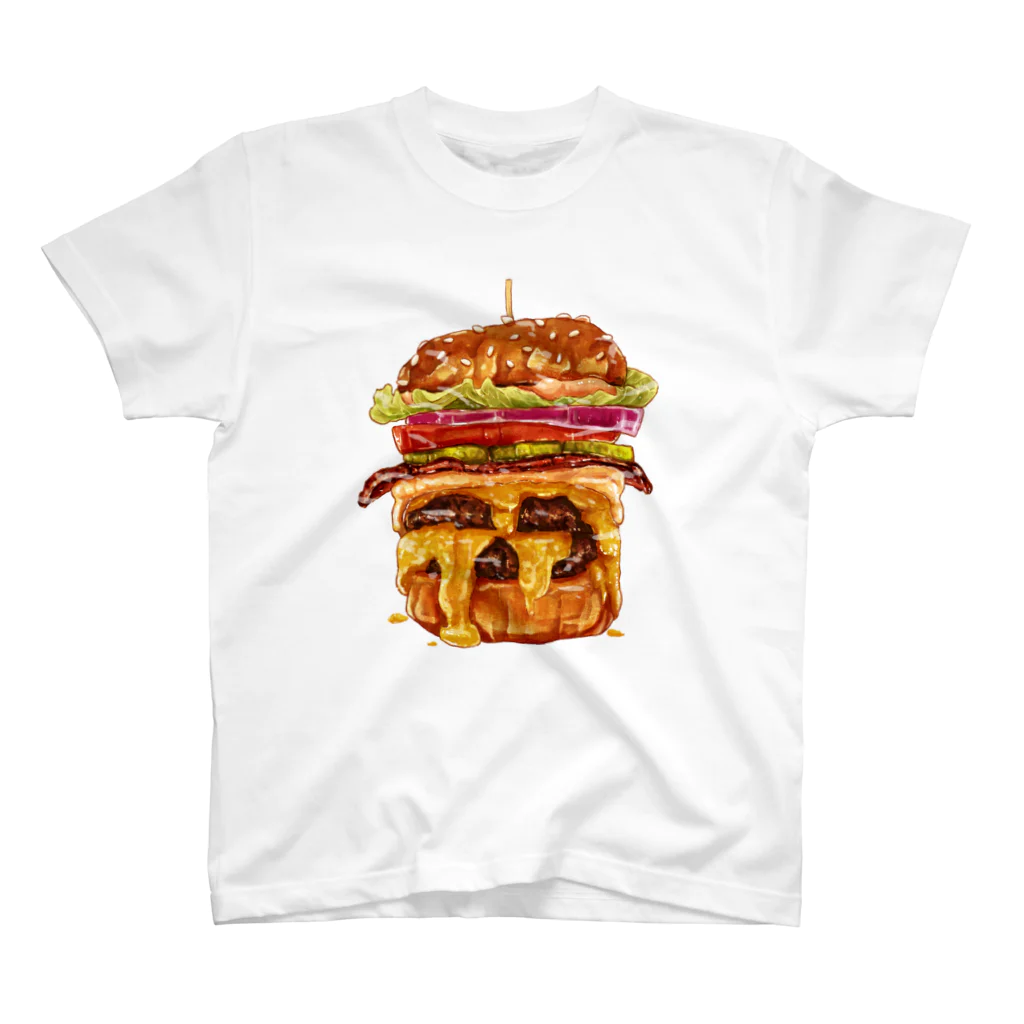 兼子良の飯テロハンバーガー スタンダードTシャツ