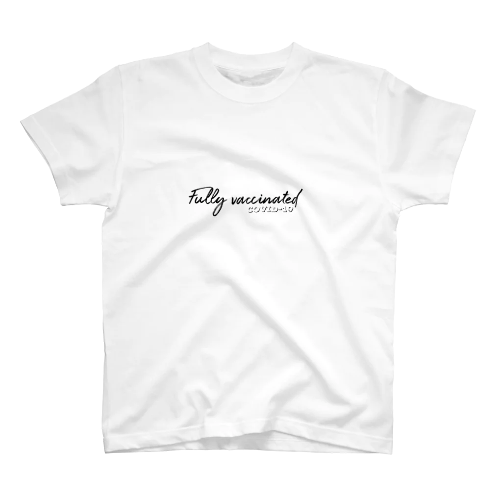 Wake Up Shopのワクチン2回打ちました〜Fully vaccinated Regular Fit T-Shirt