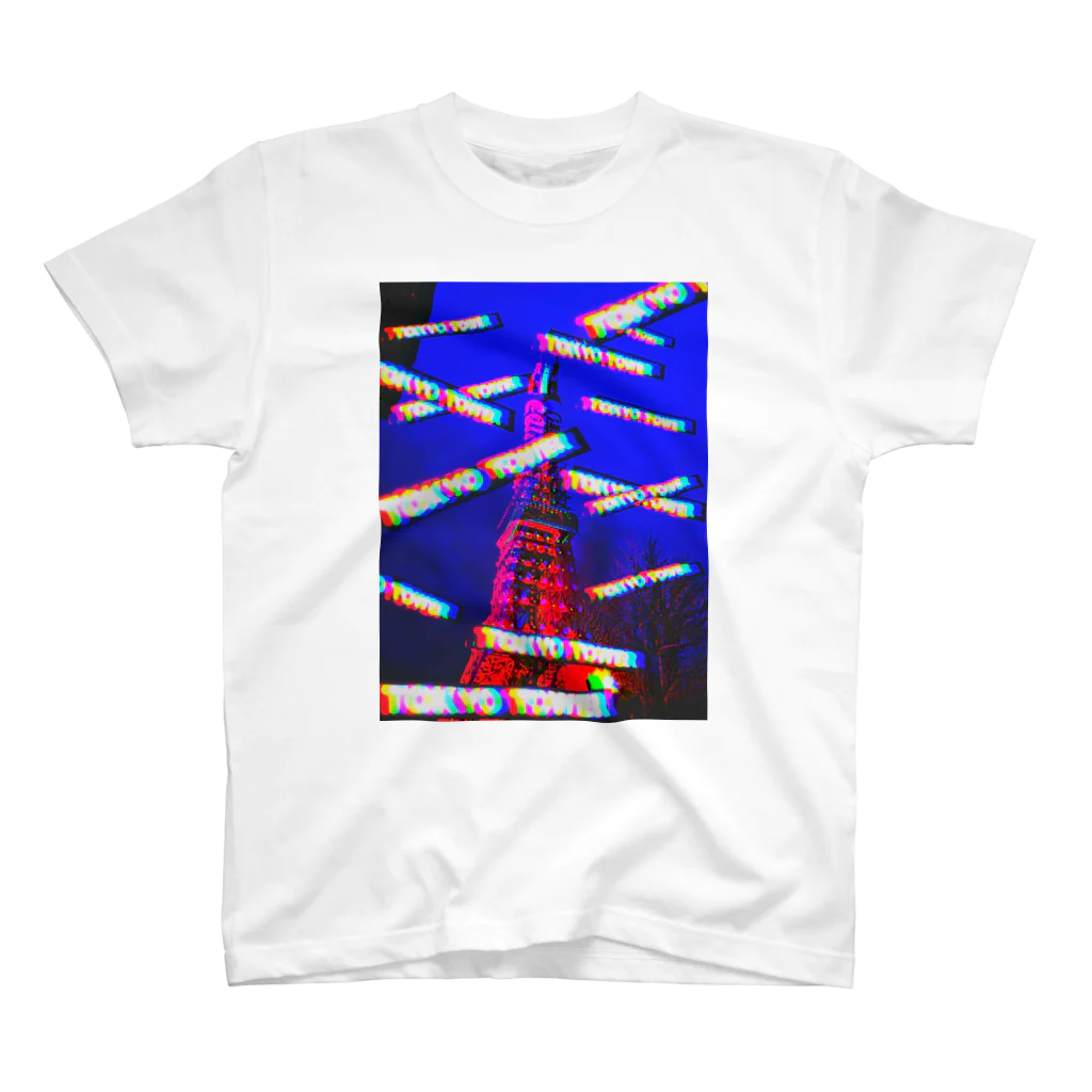 老舗 陽介屋のtokyo tower for artistic． デザイングッズ スタンダードTシャツ