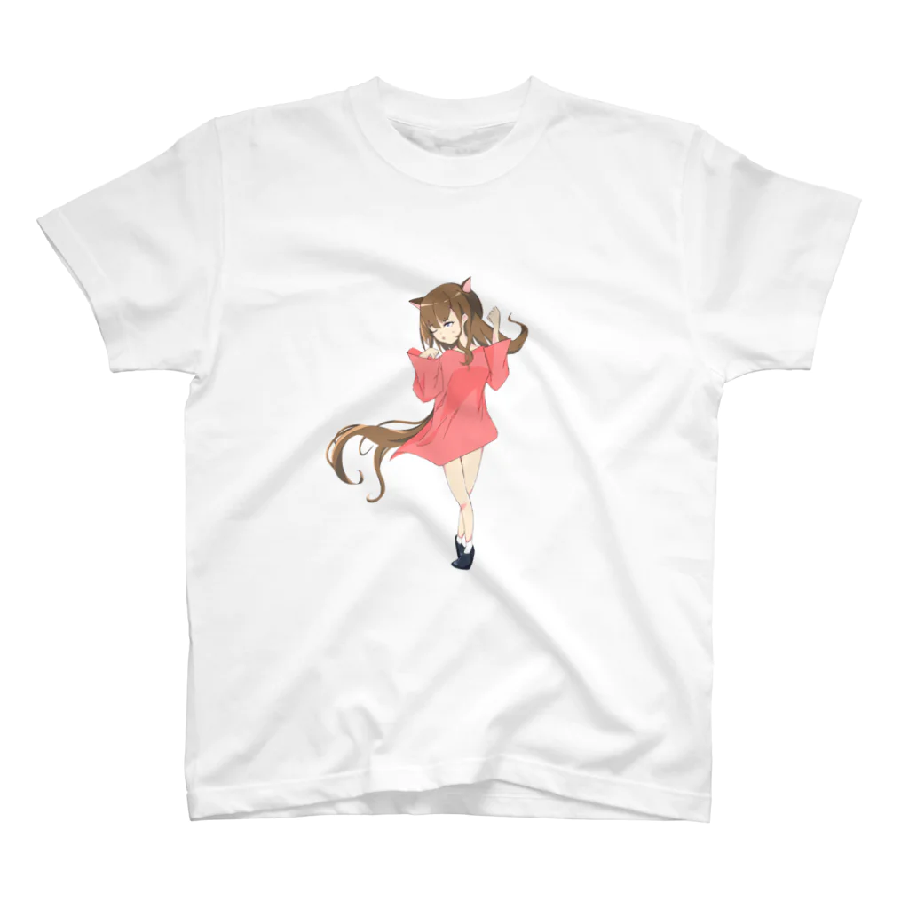 みねの庭の猫耳女の子 Regular Fit T-Shirt