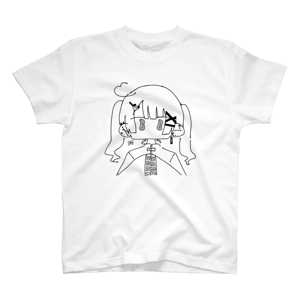 宛無のついんてチャイナっ娘 スタンダードTシャツ