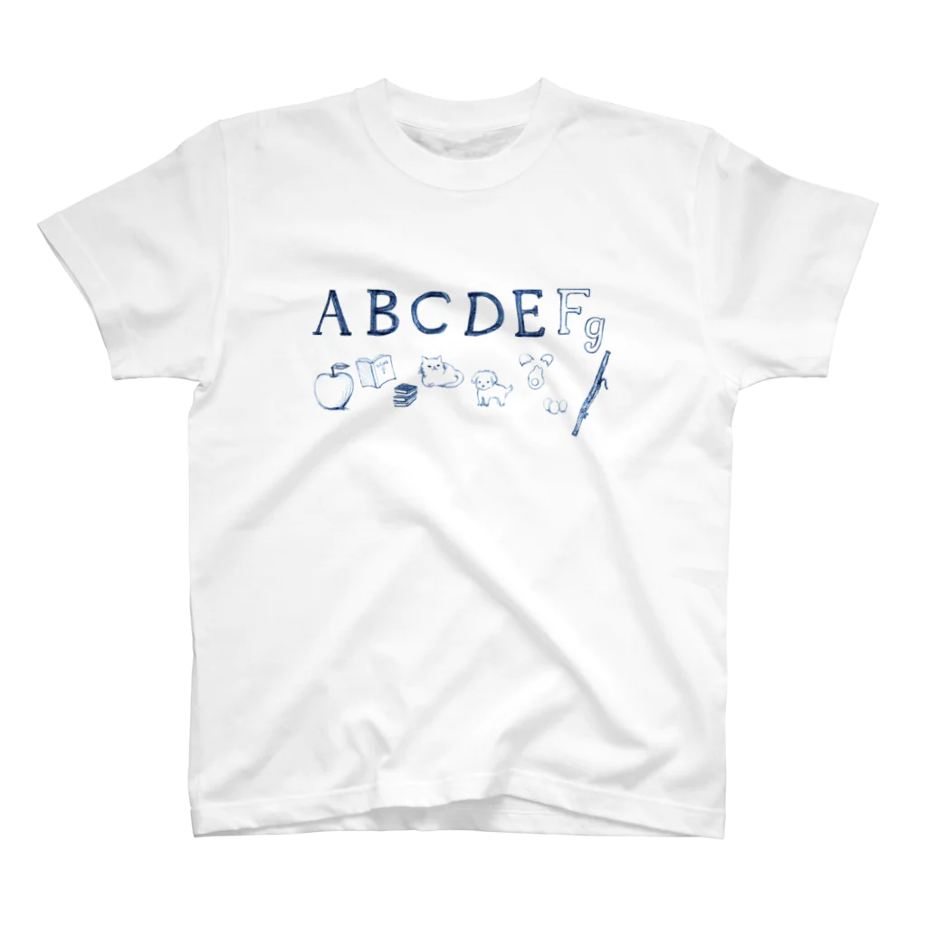 アサパカファームのABCDEFgT スタンダードTシャツ