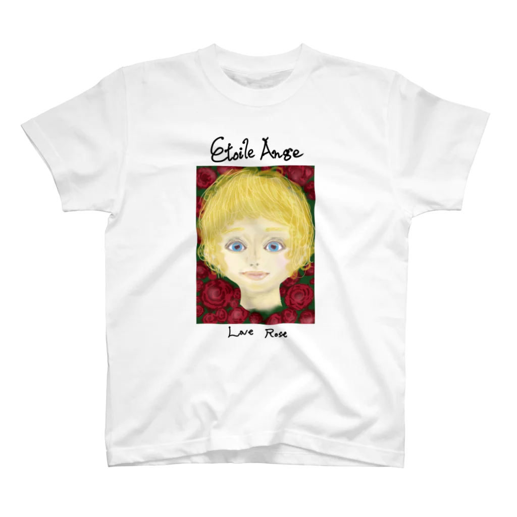 ねこ 妃羅きららの薔薇と少年 kirara’s picture  スタンダードTシャツ