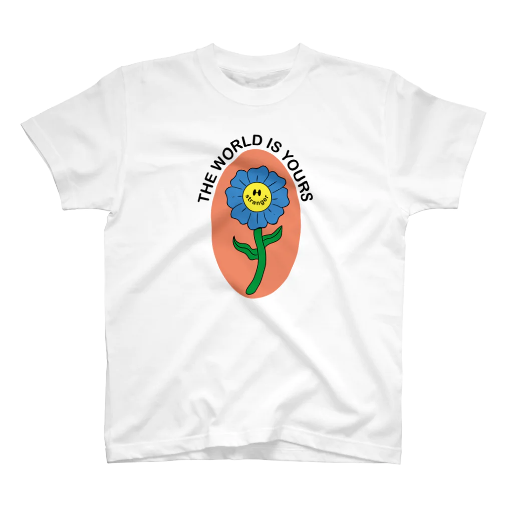 Hi stranger のFlower smile 3 スタンダードTシャツ