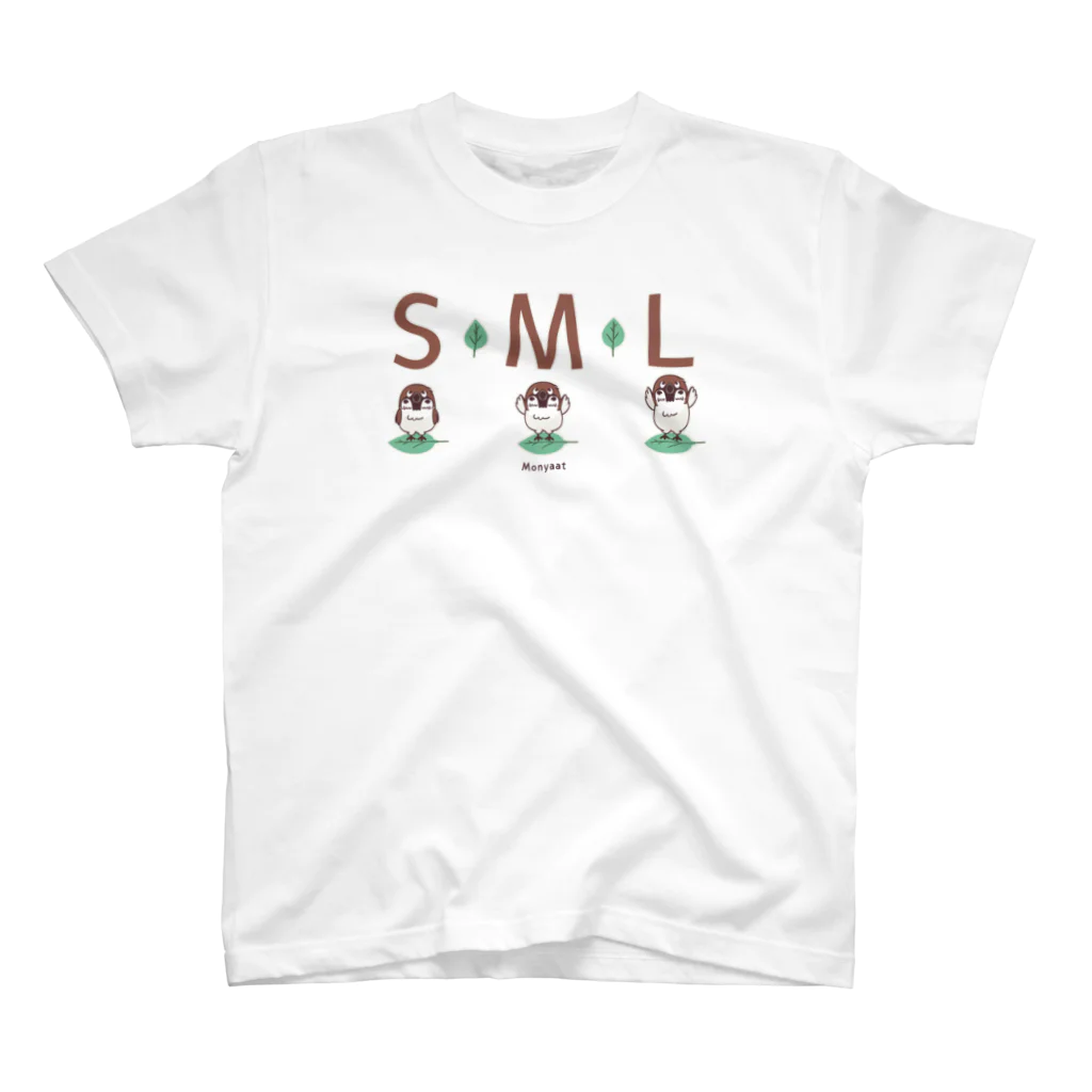 イラスト MONYAAT のスズメがちゅん SMLTシャツ Regular Fit T-Shirt