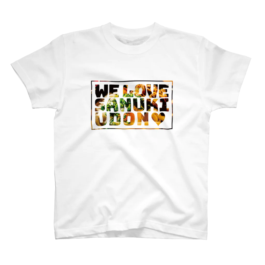 HENMO DESIGN TSHIRTSのうどん早見表＆WE LOVE SANUKI UDON スタンダードTシャツ