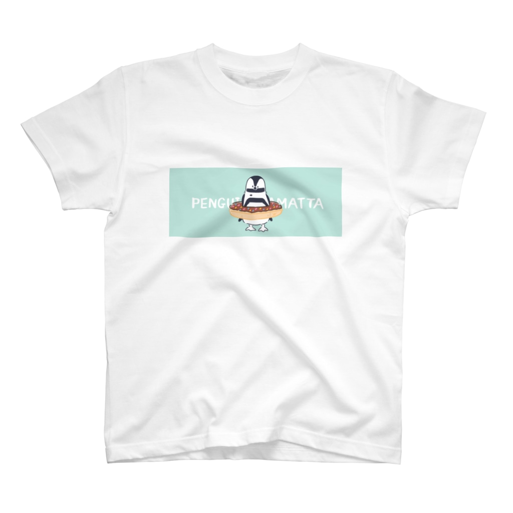 nagisa-ya(なぎさや) ペンギン雑貨のペンギンはまった【ドーナツ】 T-Shirt