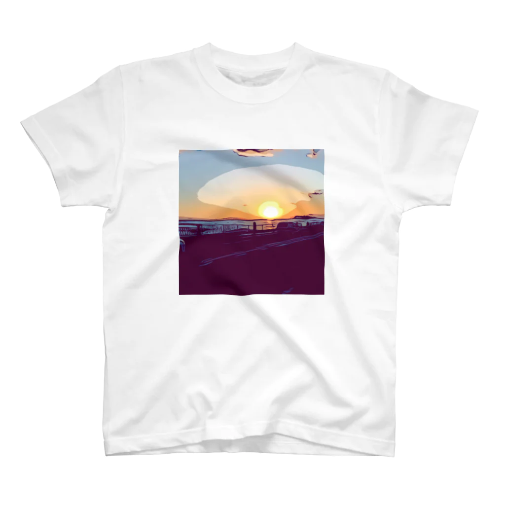 わらしゃんどのSUNSET スタンダードTシャツ