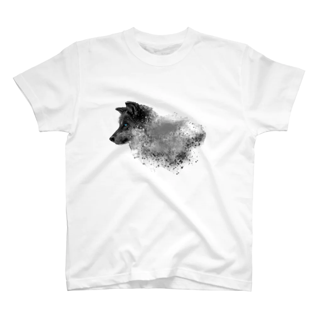 Darkness and individualityのBlack Wolf スタンダードTシャツ