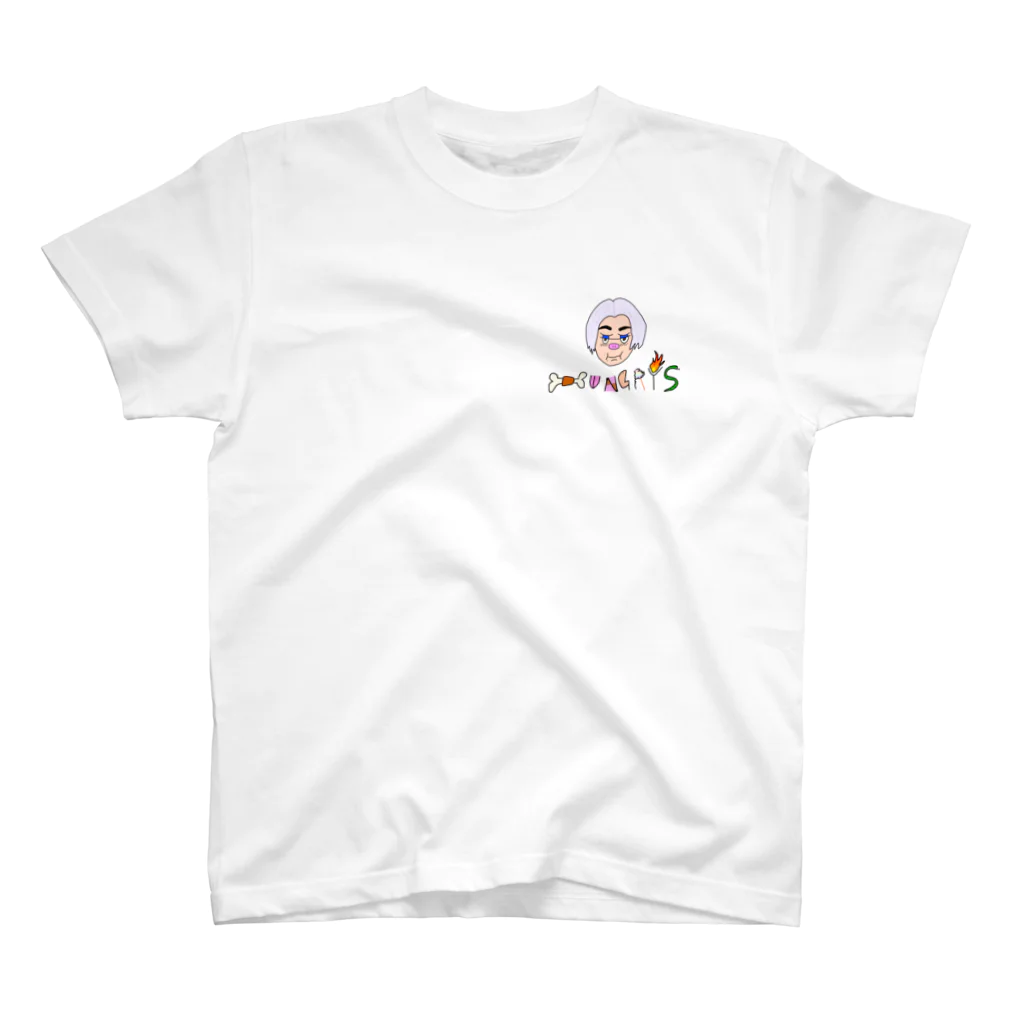 Hungrysの自画像・ロゴ Regular Fit T-Shirt