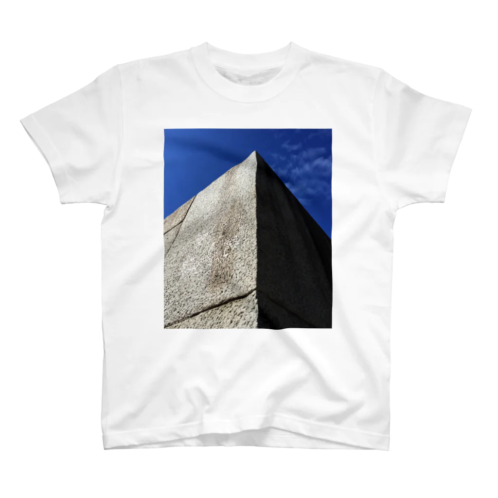 カエル工場の石垣の鋭角と鈍角［kaerukova］ Regular Fit T-Shirt