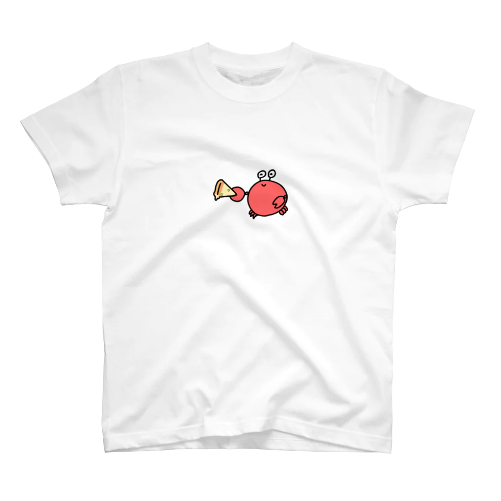 こうたろうのピザが持ちやすいことに気づいたカニ スタンダードTシャツ