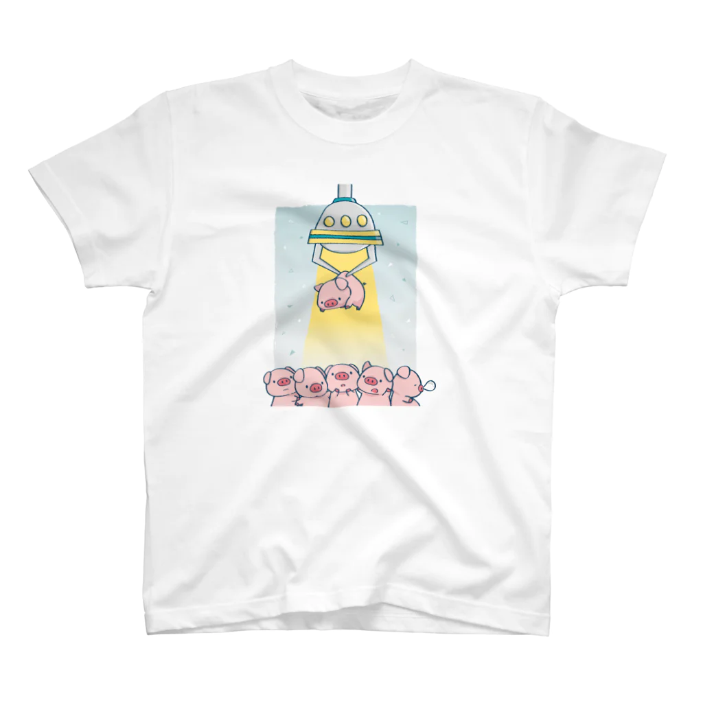 ぶたっ花° -butappana-のえらばれしぶたちゃん スタンダードTシャツ