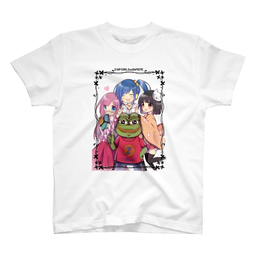 MINASEのZAIFGIRLS スタンダードTシャツ