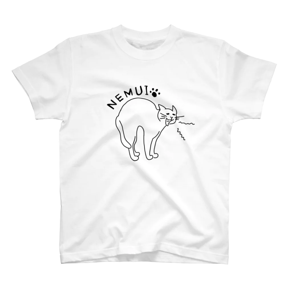 ねこユニバースのねむいねこ Regular Fit T-Shirt