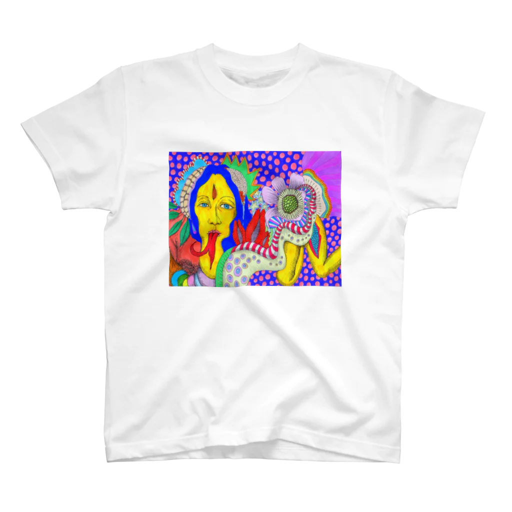 サイケデリックIZUMIのhippy girl Regular Fit T-Shirt