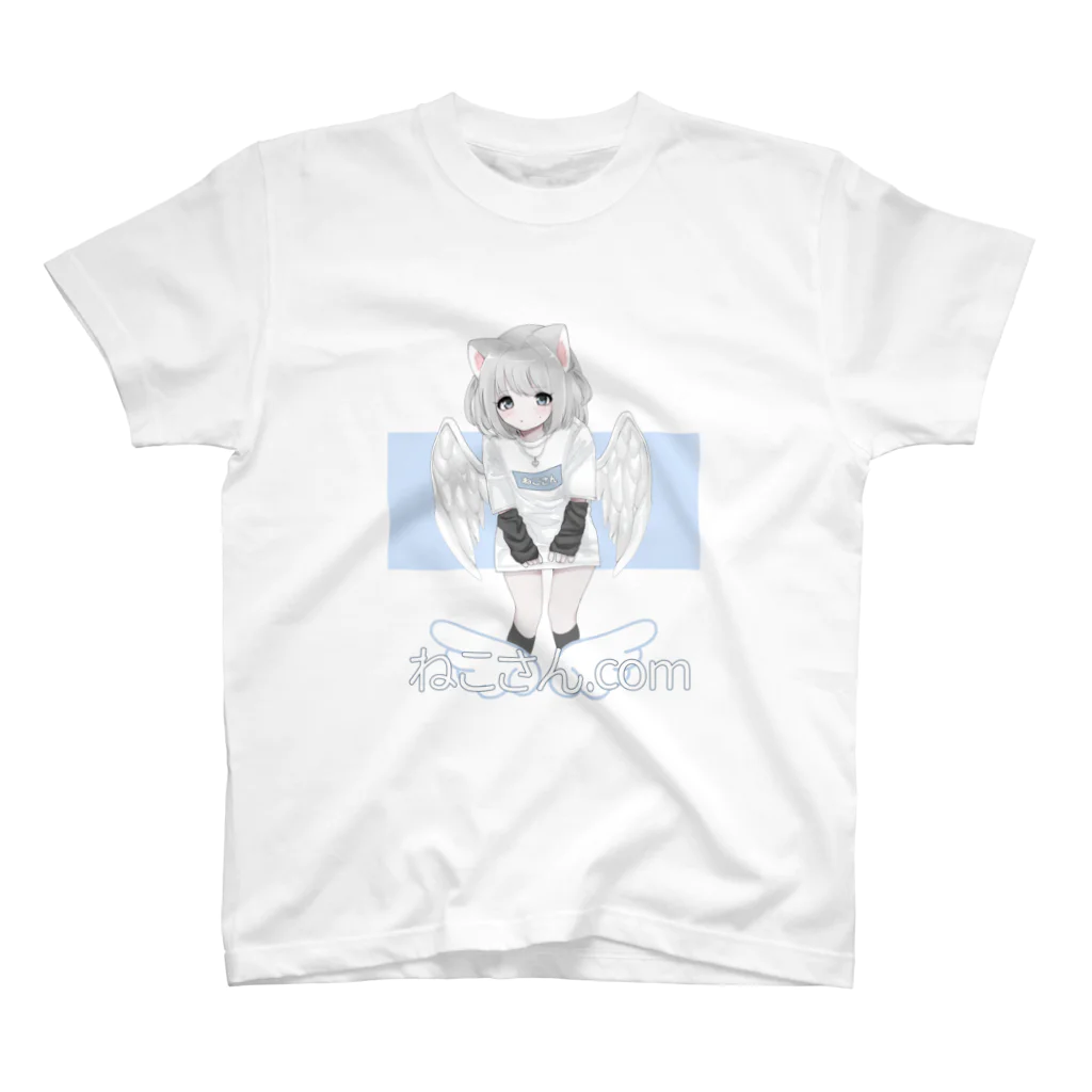 ねこさん.comの天使のねこさん スタンダードTシャツ