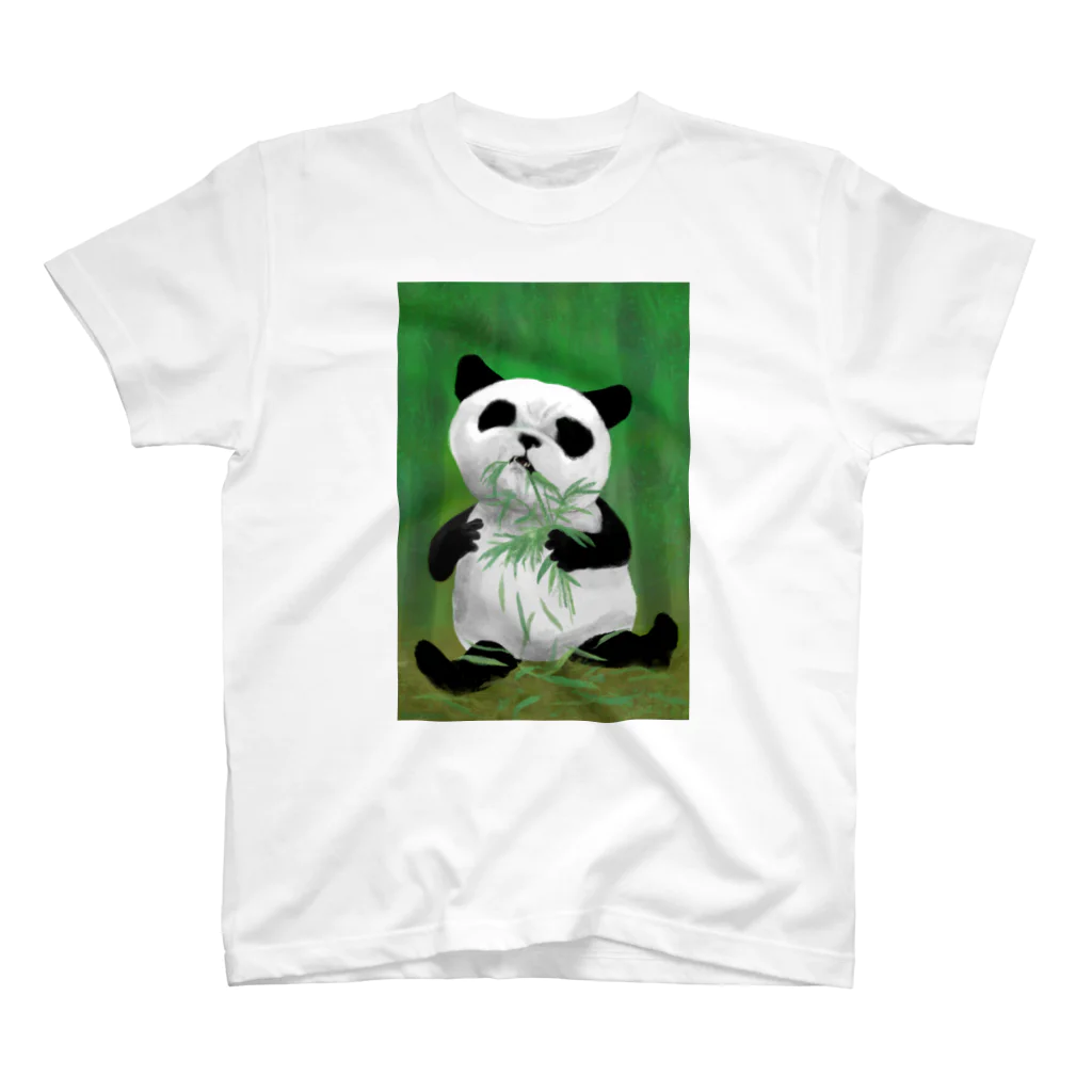 Washiemon and Ai-chan's ShopのPANDA No.4 スタンダードTシャツ