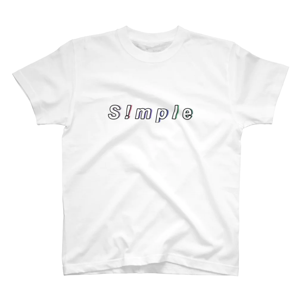 s ! m p e lのsimple スタンダードTシャツ