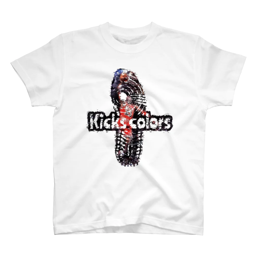 Kicks colorsのfoot stamp jordan 2 Regular Fit T-Shirt